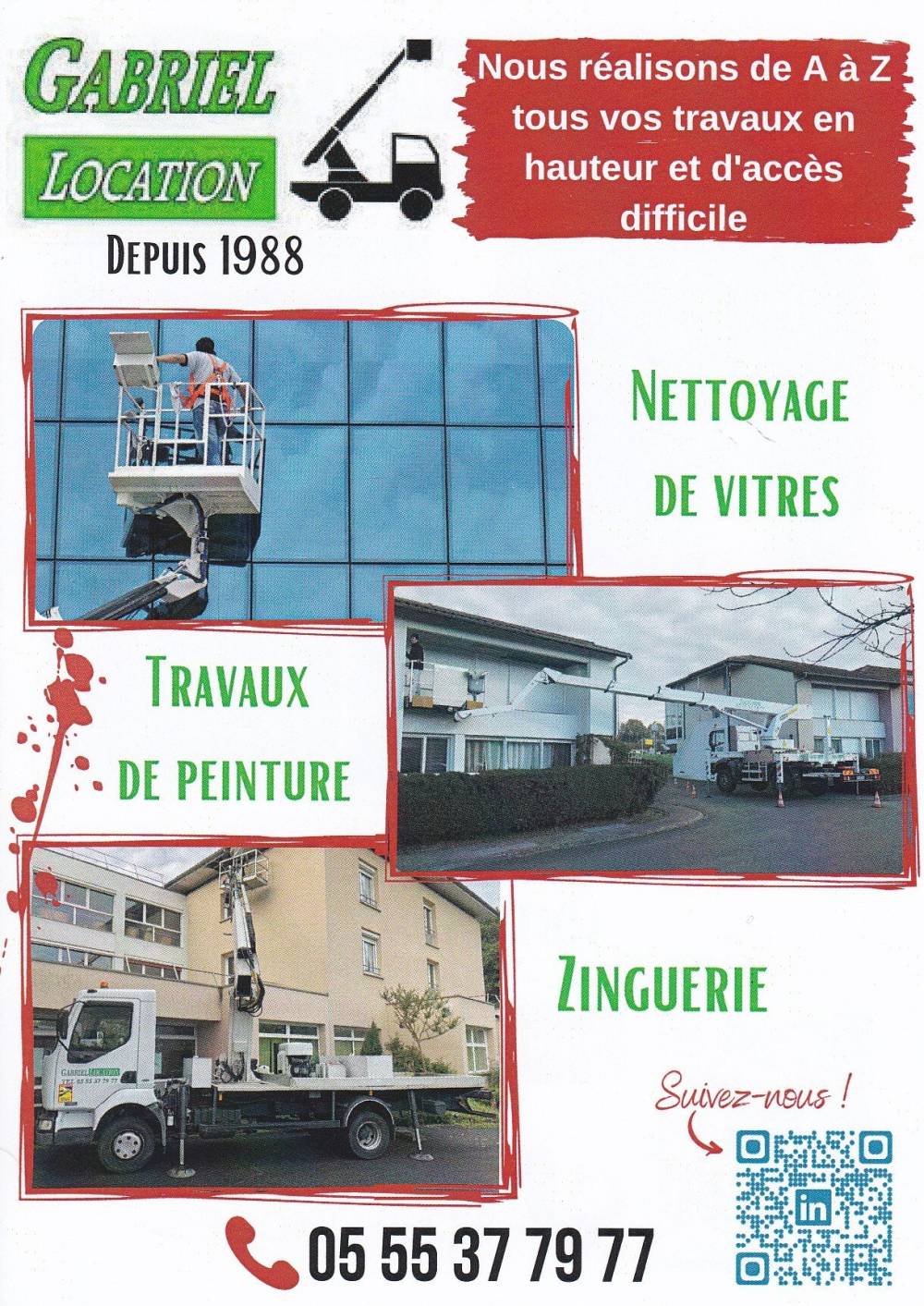 Travaux gabriel location
